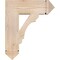 Ekena Millwork Olympic Arts & Crafts Smooth Bracket, Douglas Fir, 5 1/2"W x 20"D x 24"H BKT06X20X24OLY03SDF - alternate 4